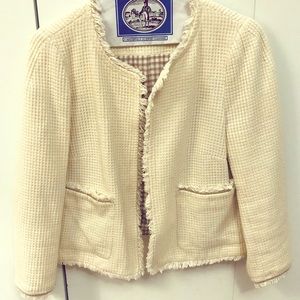 Zara cream colored blazer- size M